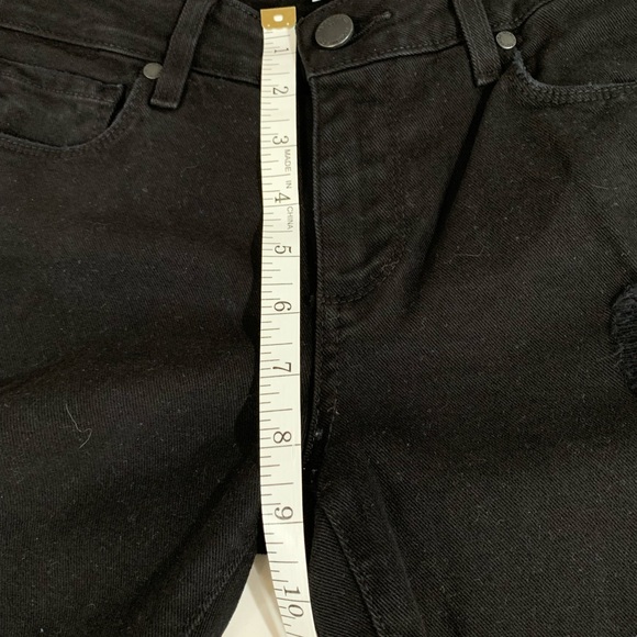 Paige Jeans Black Distressed Size 28 - Picture 10 of 12